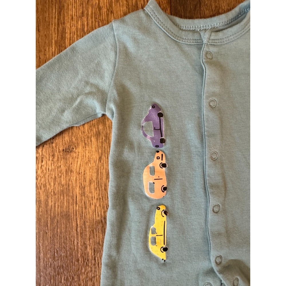 Baby Boy 0/3 Months Footed Sleepers Rompers 1 PC Outfits Pajamas Clothes Frog - Picture 7 of 11